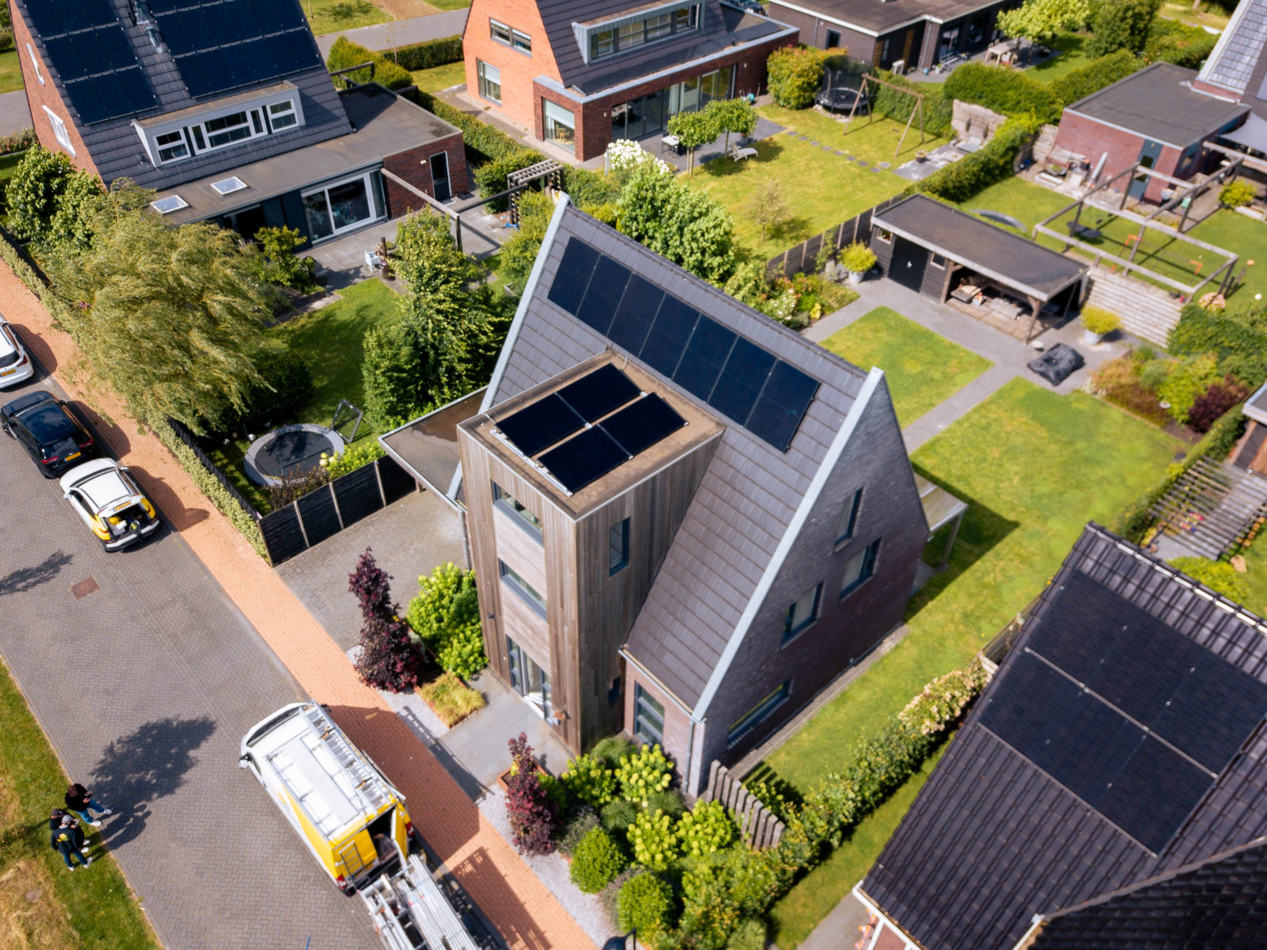 Zonnepanelen op woning